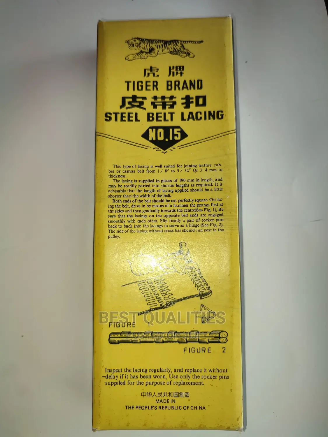 Number 15 Belt Lacing Fastener (No.15 Belt Fasteners)