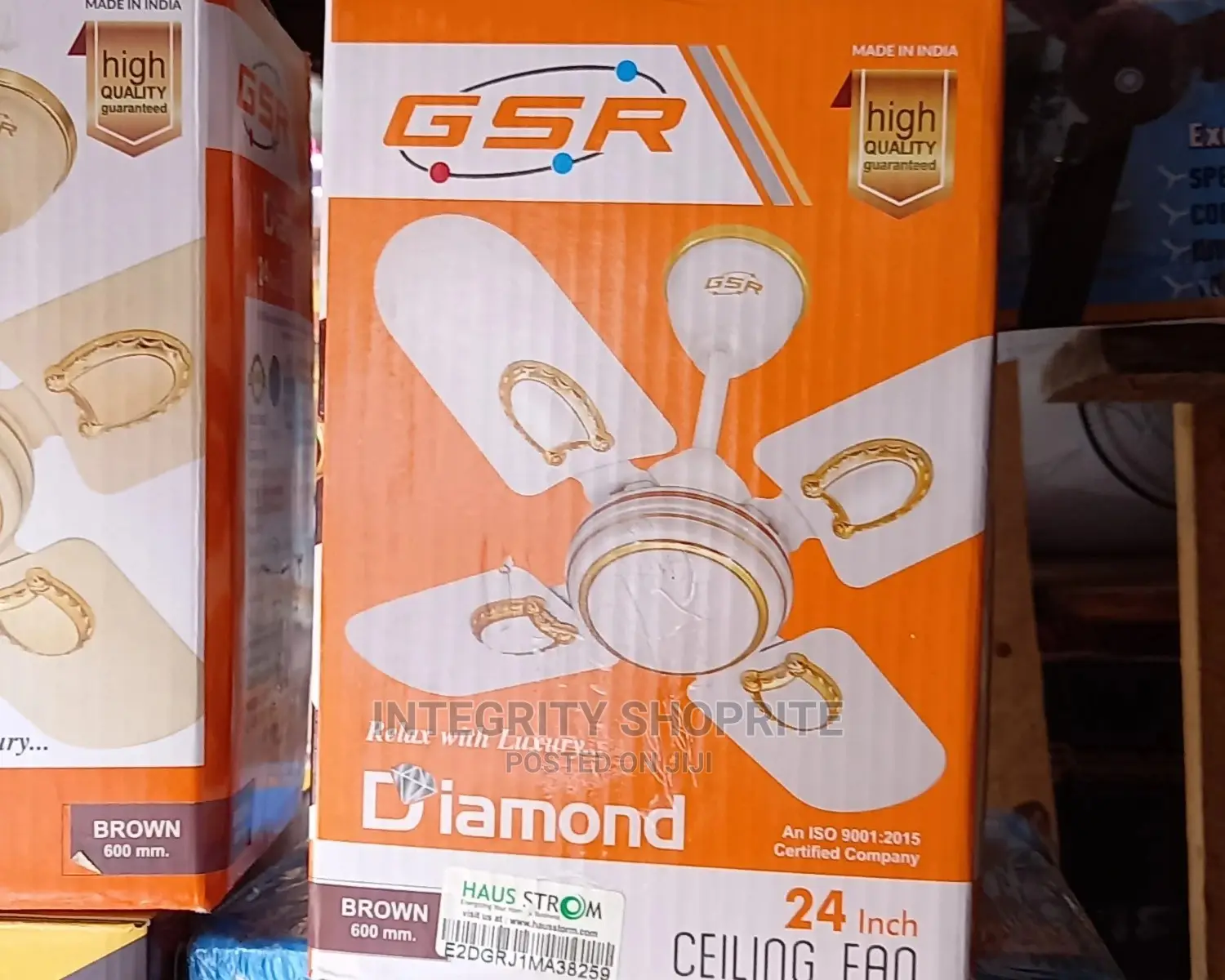 GSR Smart Ceiling Fan Short Blade -24"