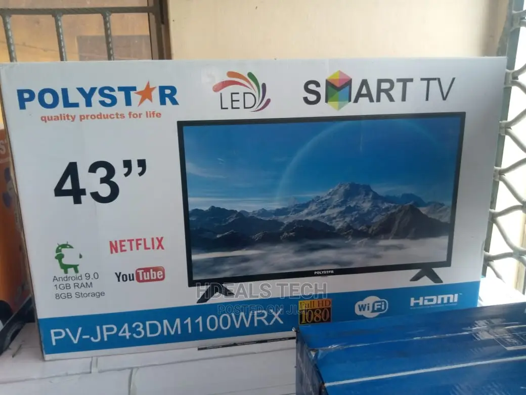Polystar 43" Smart LED TV Pv-Jp43dm1100wrx