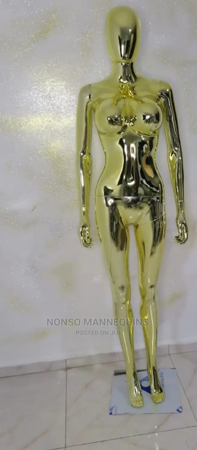 Chrome Gold Female Size 8 Female Gold Mannequin