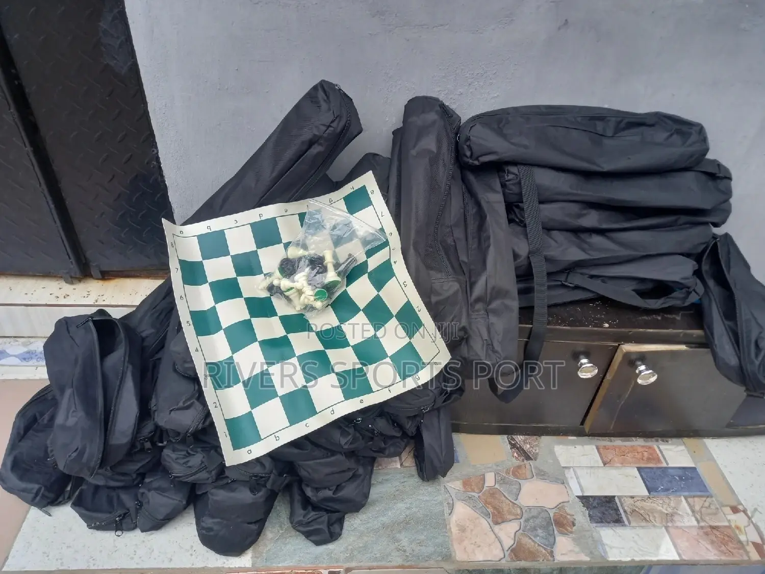 Portable Professional Chess Board Game With Carry Bag