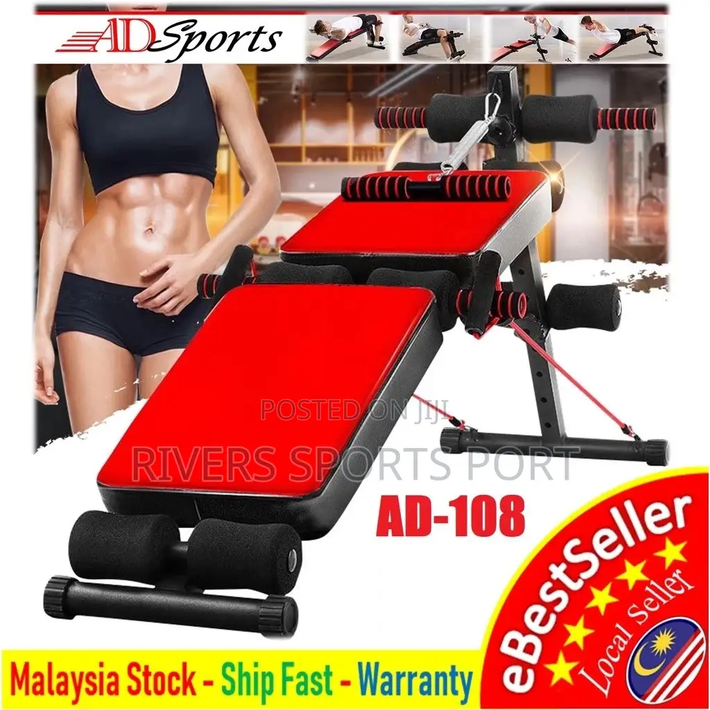 AD King Ad 108 Luxury Sit Up Bench Situp