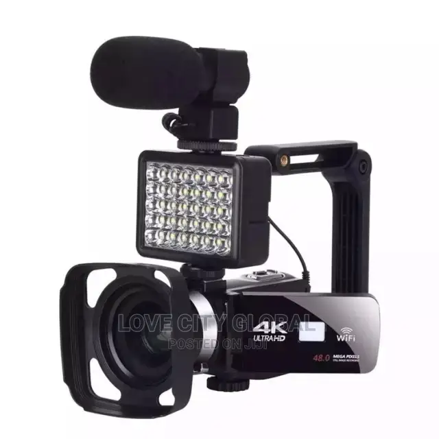 Video Camcorder Wifi 4K HD 18X Digital Camera Night Vision