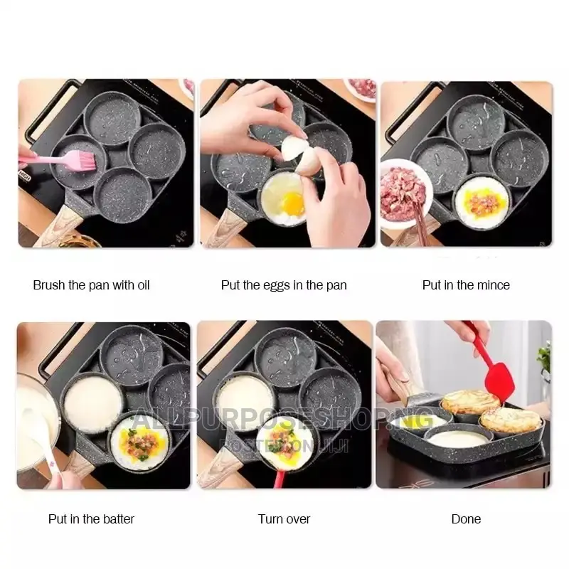 4 Holes Non-Stick Mold Pan