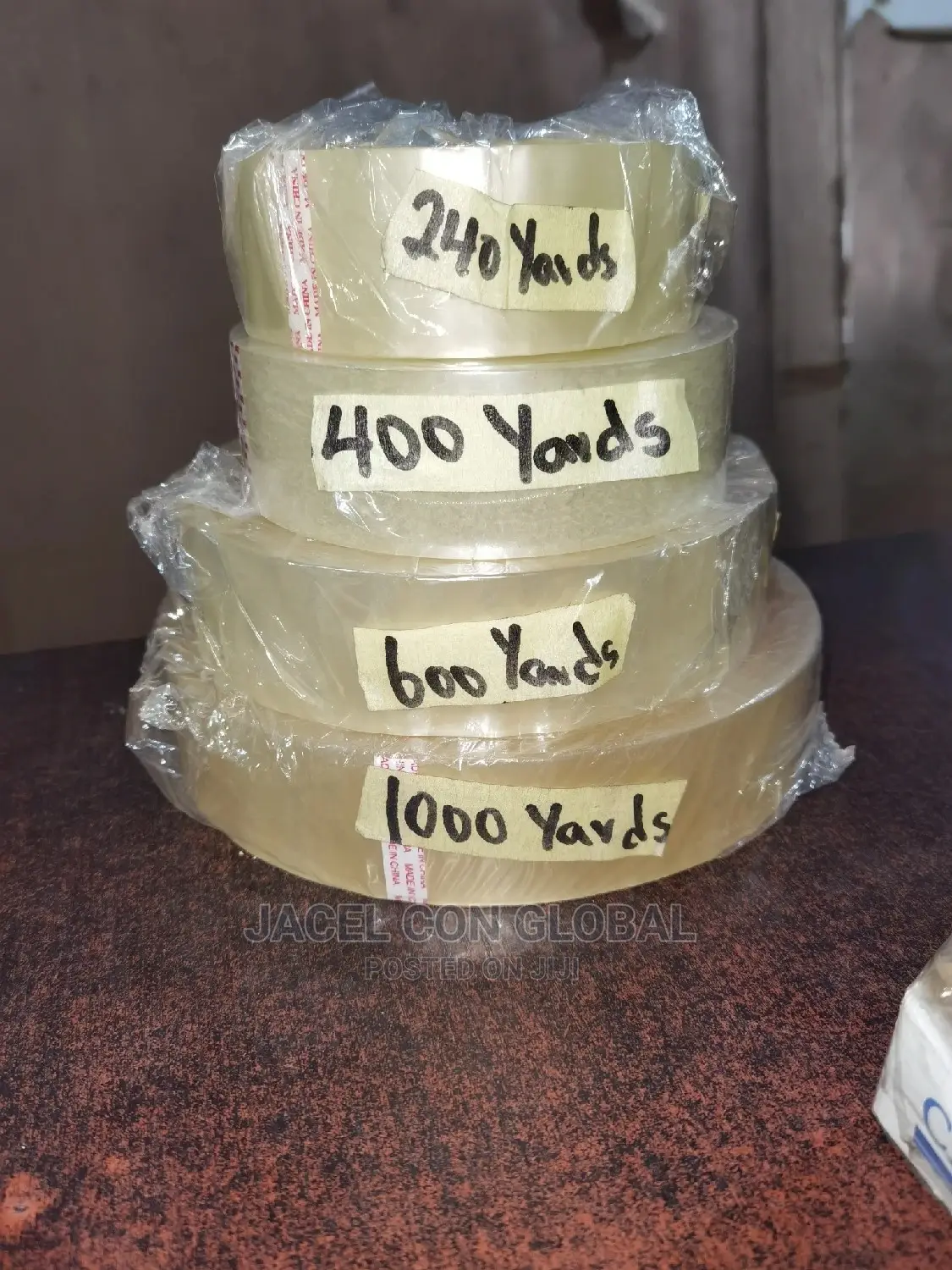 240 Yards to 1000 Yards (Transparent or Nylon Cellotape)