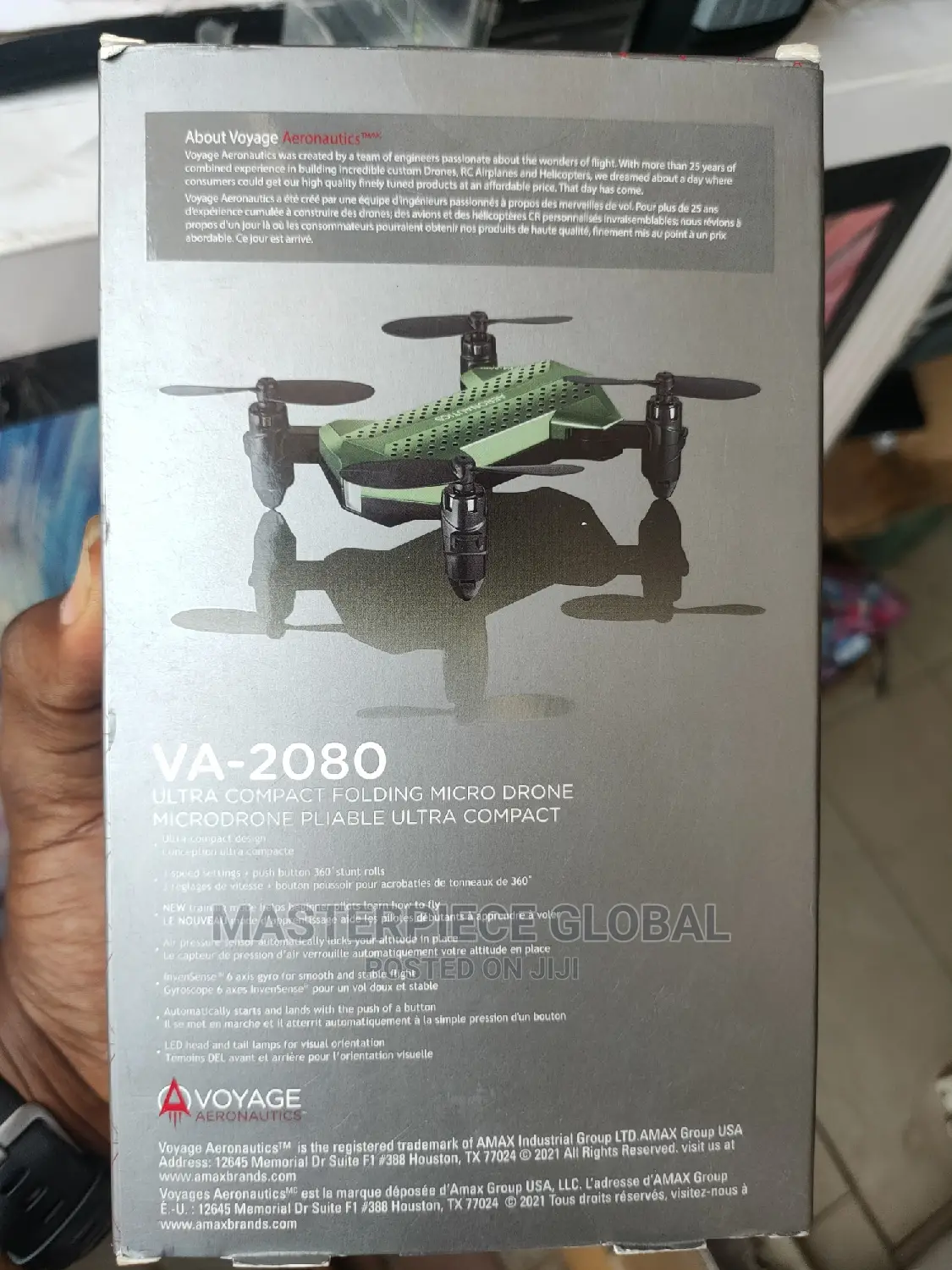 Voyage Aeronautics Va-2080 Ultra Compact Folding Micr Drone