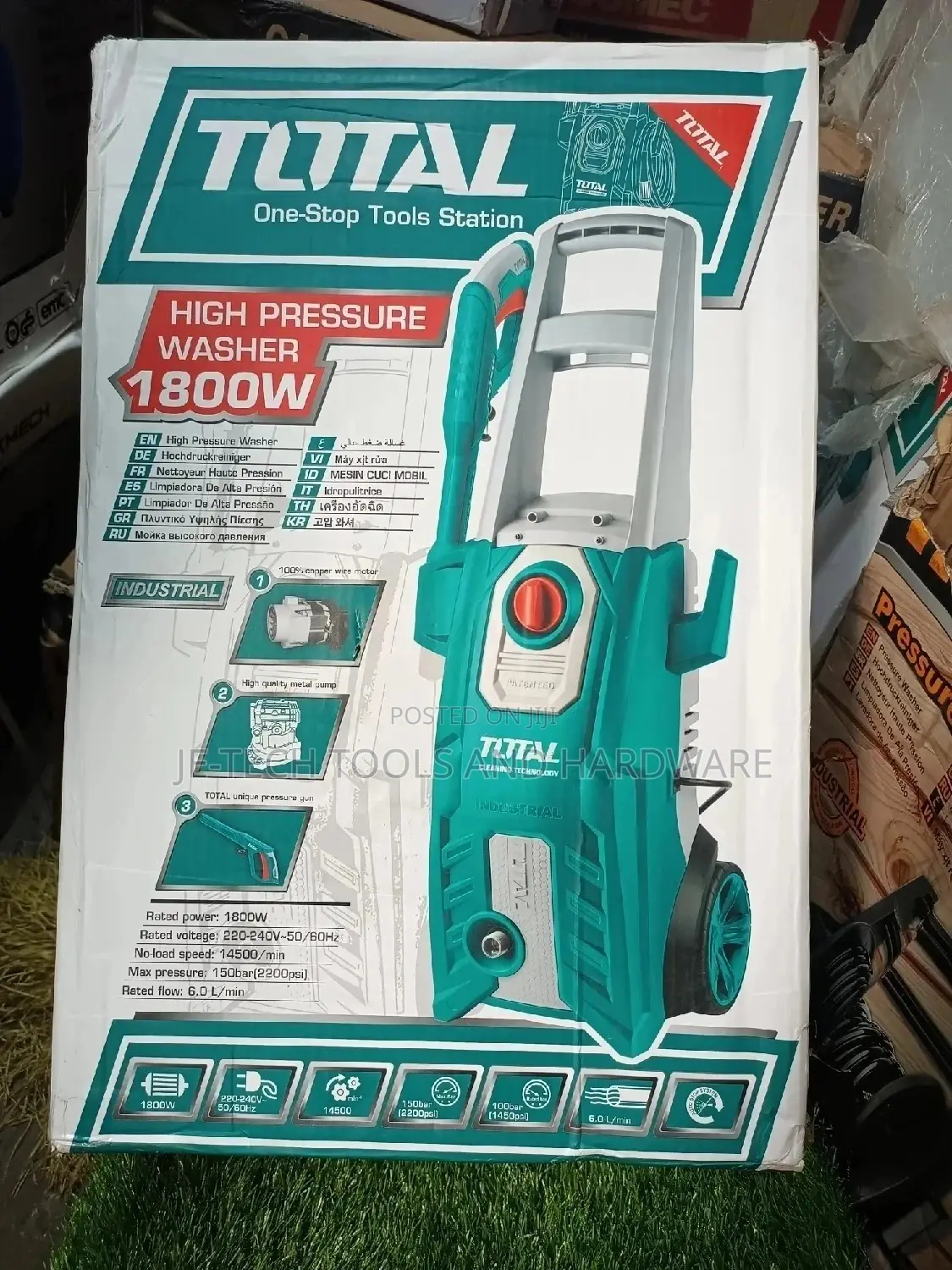 1800w High Pressure Washer