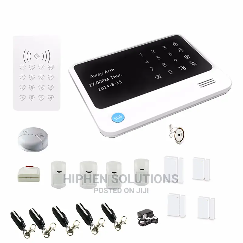 GSM Wireless Burglar Alarm System With APP And SMS Operation