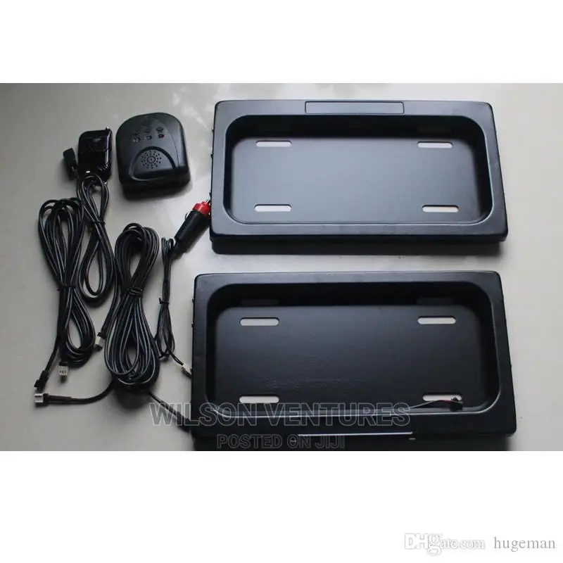 Remote Control Sliding Plate Number Plate Number Cover