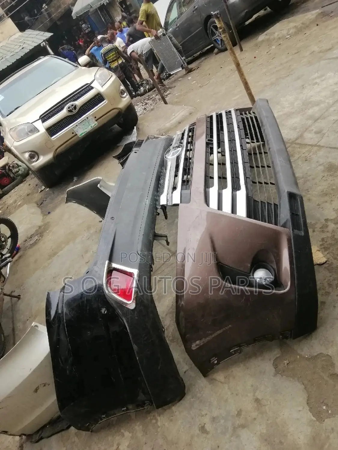 Complete Front and Back Bumper Toyota Highlander 2018 Model