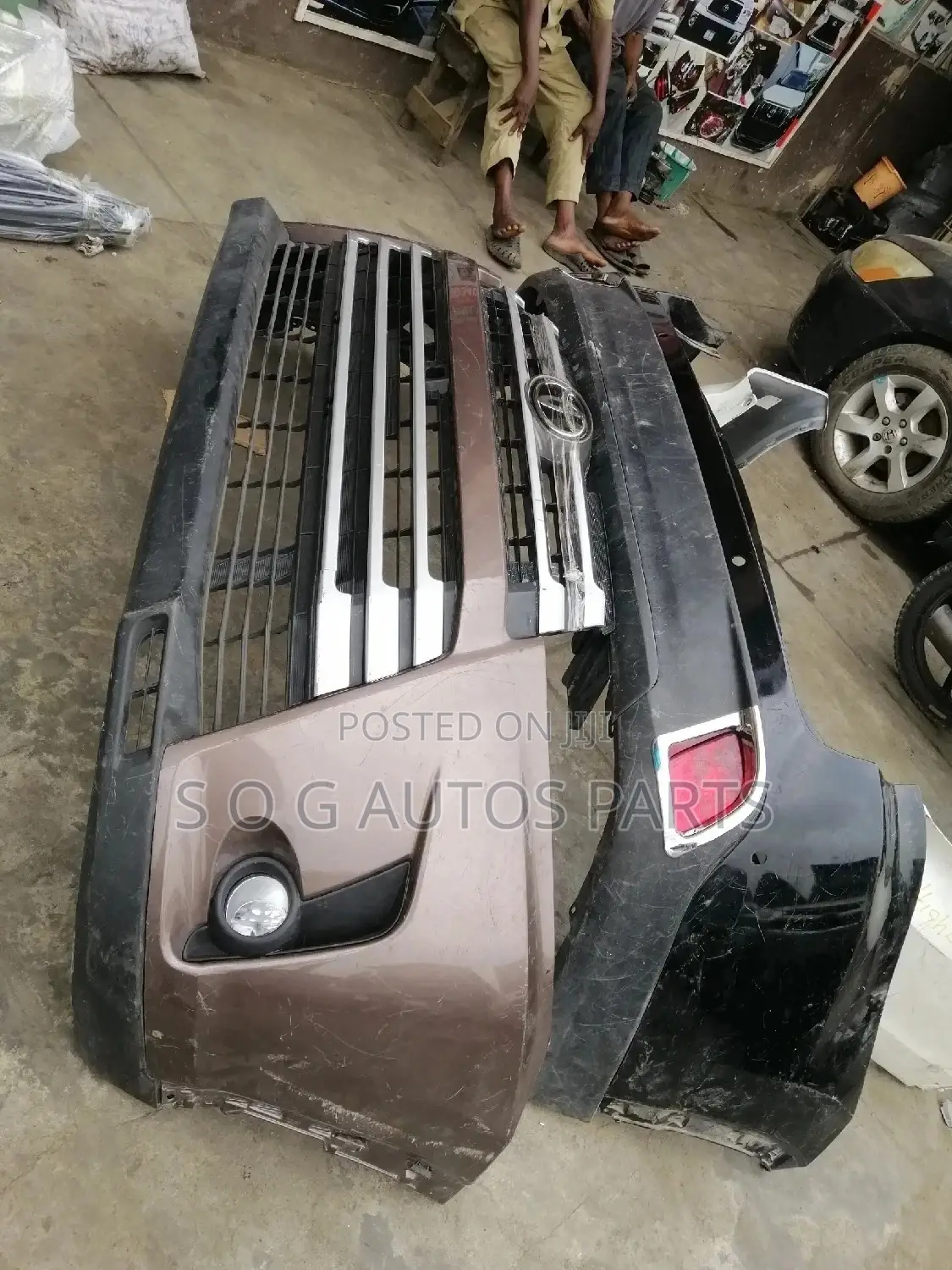 Complete Front and Back Bumper Toyota Highlander 2018 Model