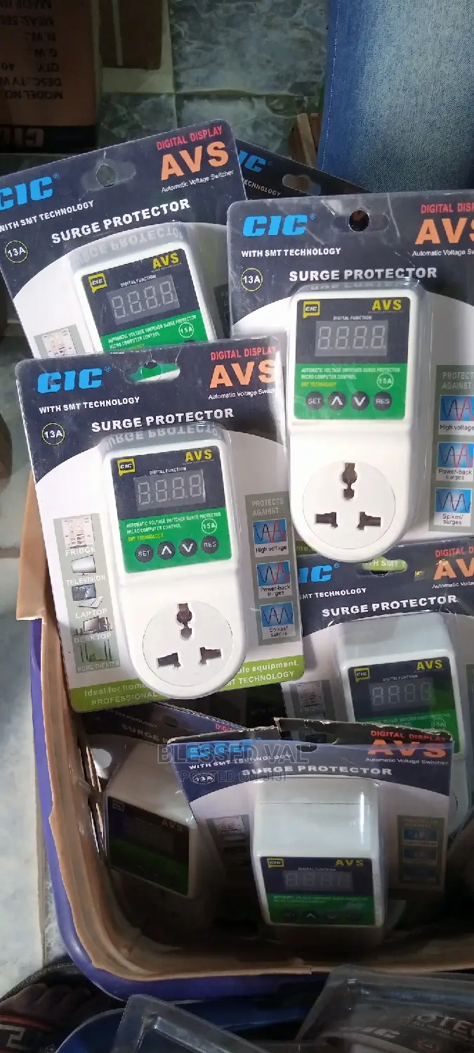 Cic Digital Display Avs Surge Protector 13amps