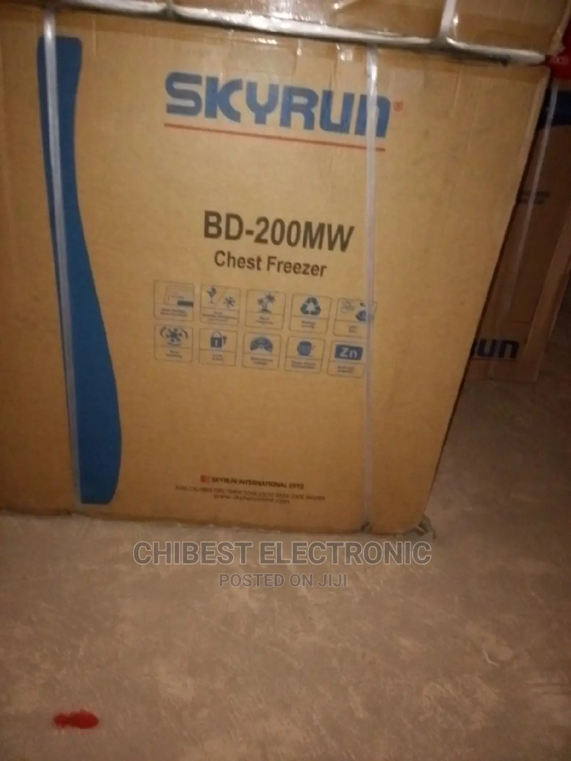 Skyrun Chest Freezer 200 Liters With Two Years Warranty