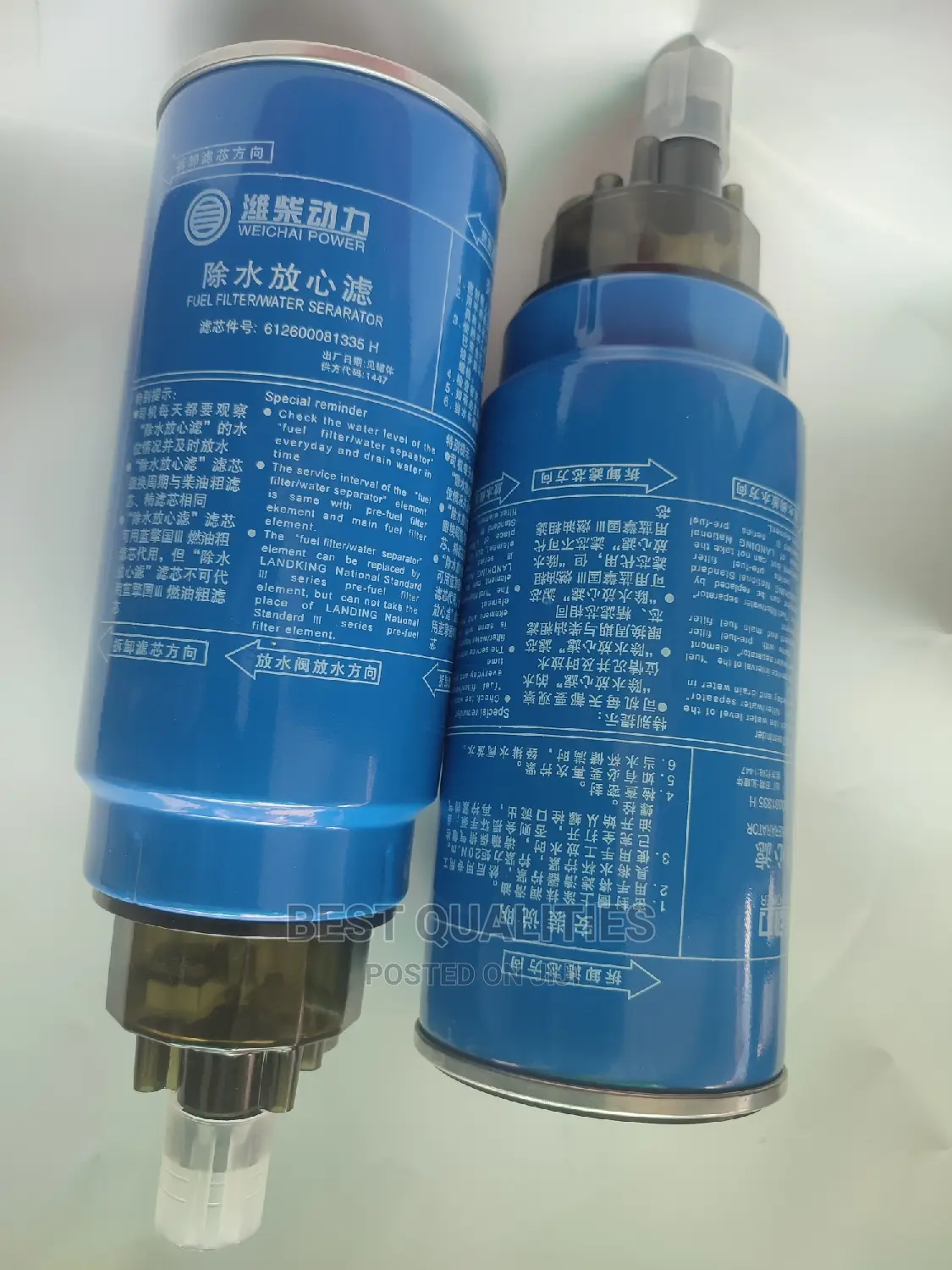 Sinotruck a Pl420 Water and Gas Separator Filter