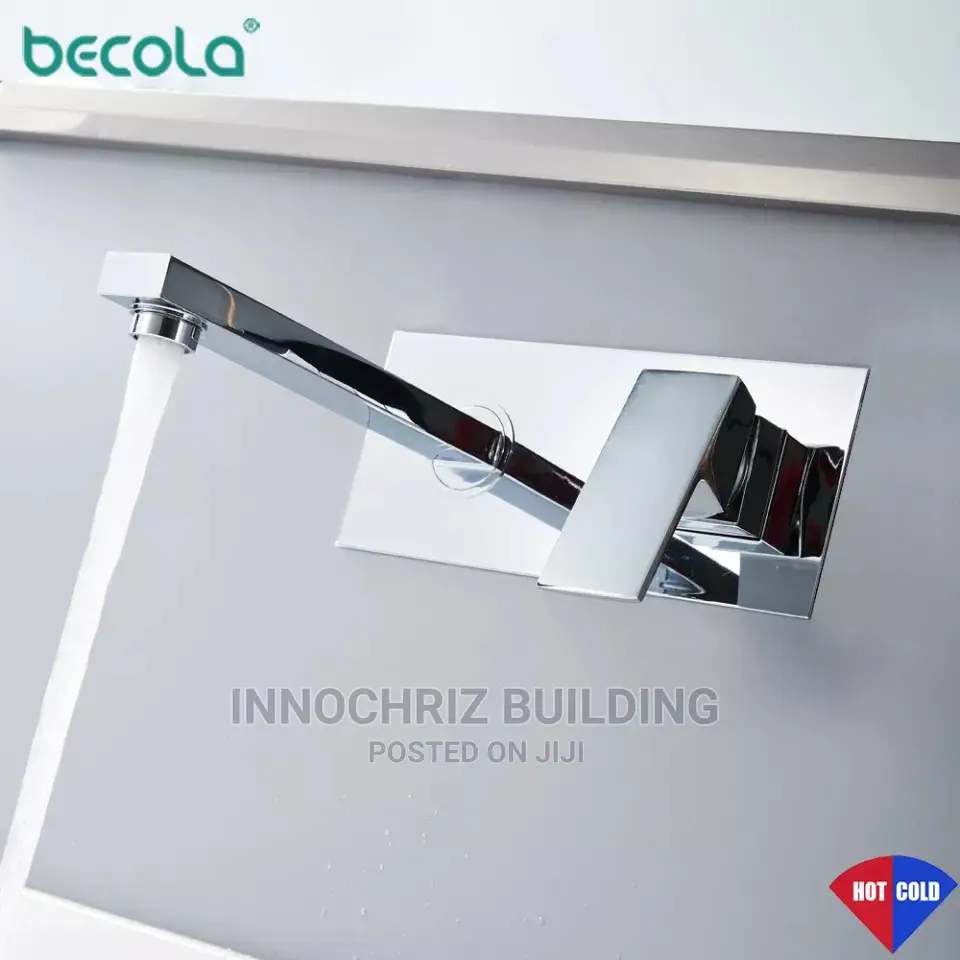Chrome Conduit Basin Mixer