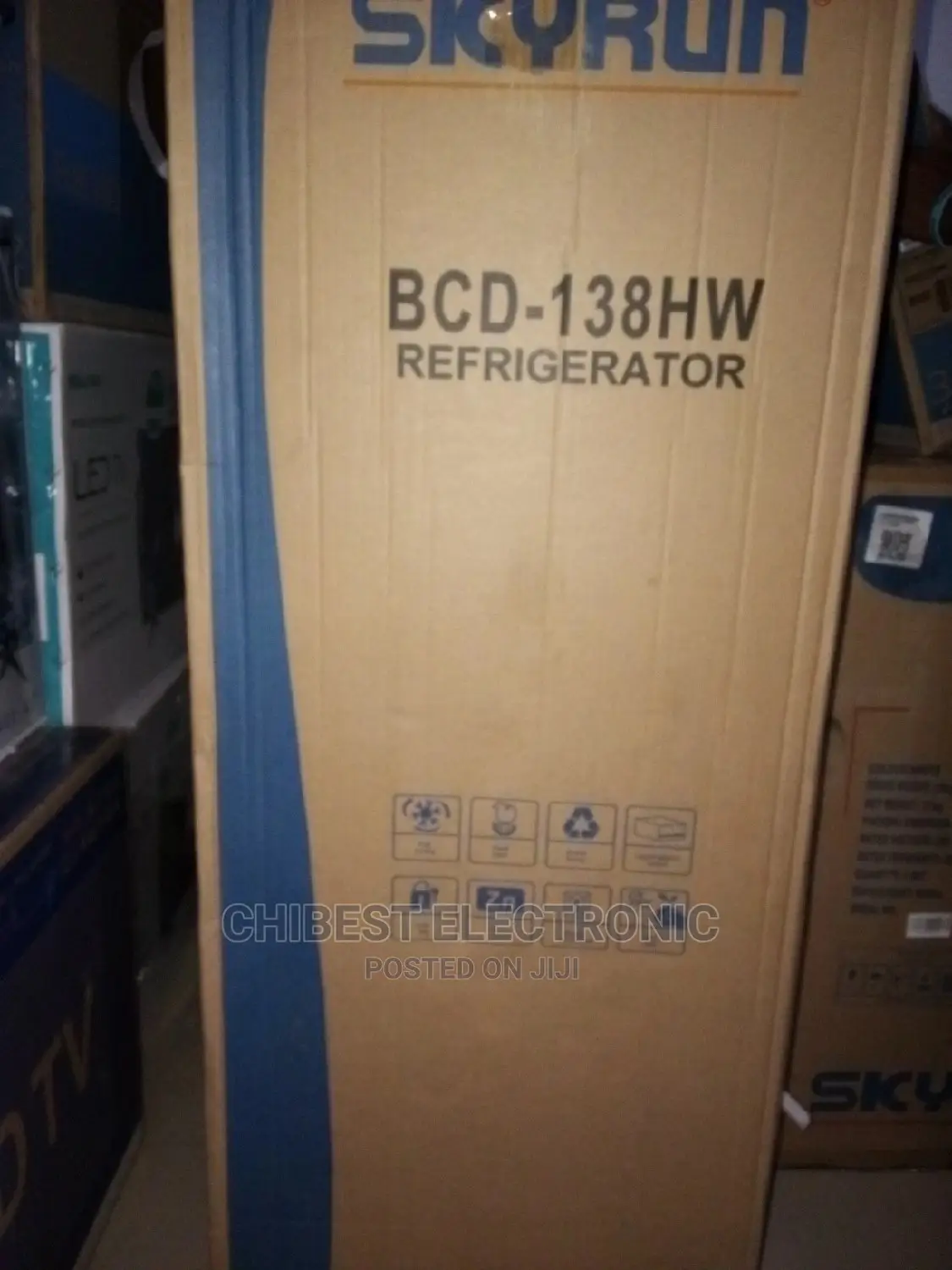 Skyrun Fridge 138 Liters With Two Years Warranty Brand New