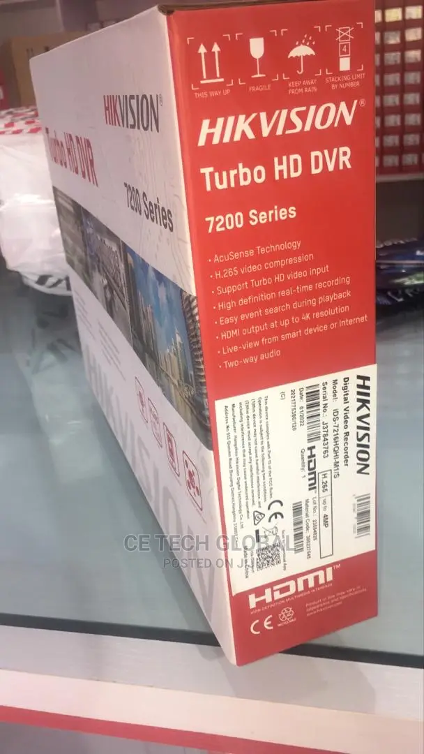 Hikvision Turbo Hd -7200 Series 16 Channel Dvr