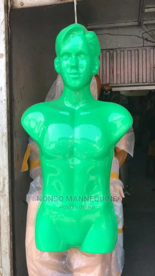 Plastic Male Hanging Mannequin Without Back