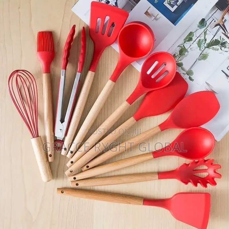 12pcs Silicone Nonstick Spoon Set