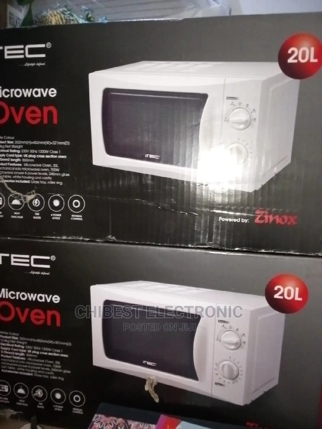 Itec Microwave Oven With One Year Warranty Brand New