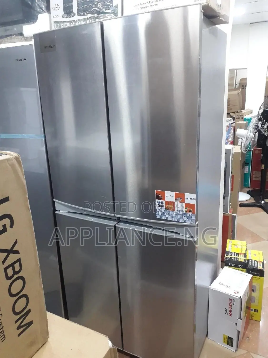 Skyrun Refrigerator 4-Doors Side by Side Refrigerator