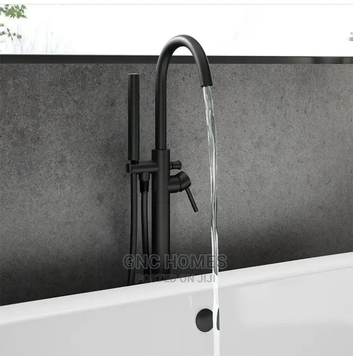 Bathtub Mixer Shower Tap Black