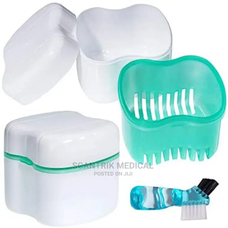 Denture Apple Shape Box, for Clinical
