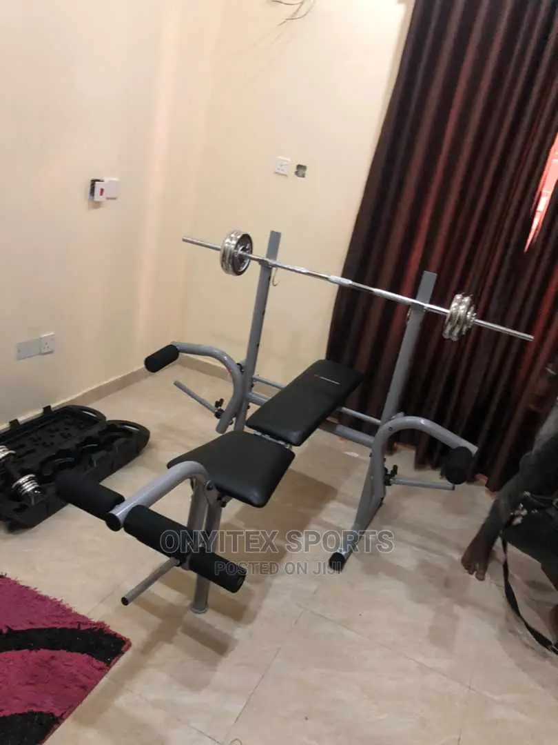 Weight Bench With 50kg Dumbbell