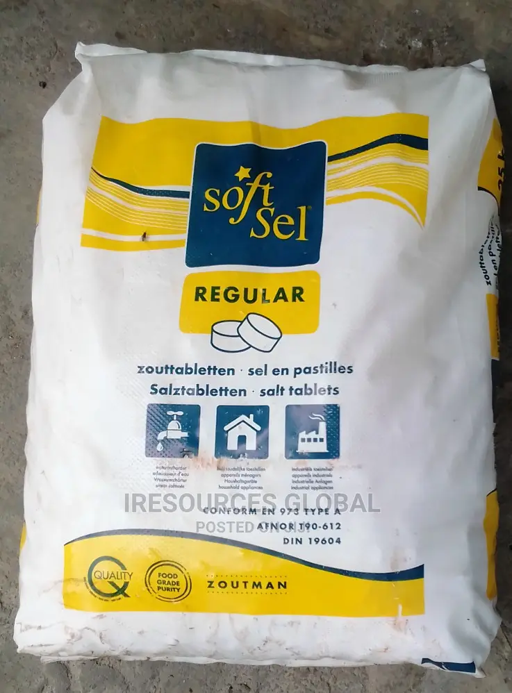 Industrial Salt Tablets (Soft Sel) 25kg Bag