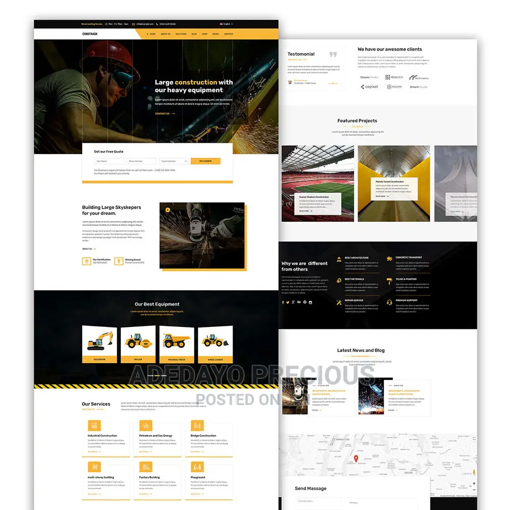 I Design a Beautiful Website I Take Payment After Service