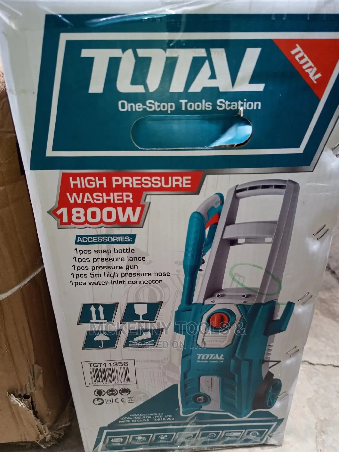 Total One-Stop Tools Station High Pressure Washer 1800 W