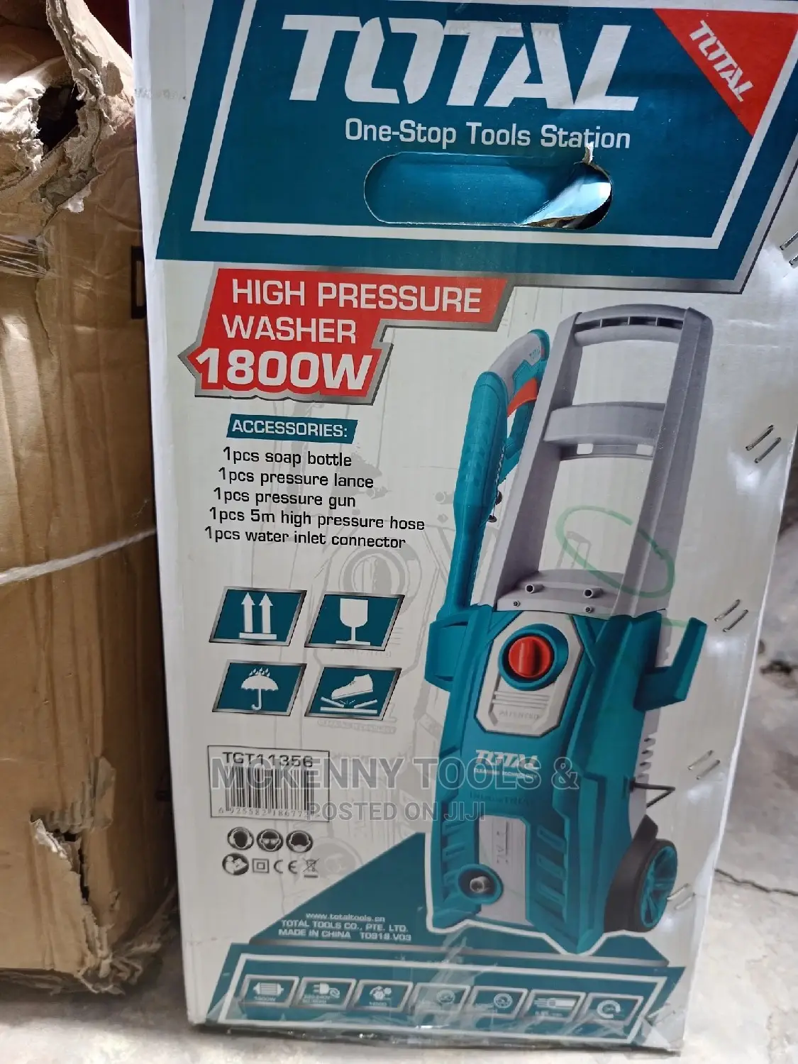 Total One-Stop Tools Station High Pressure Washer 1800 W
