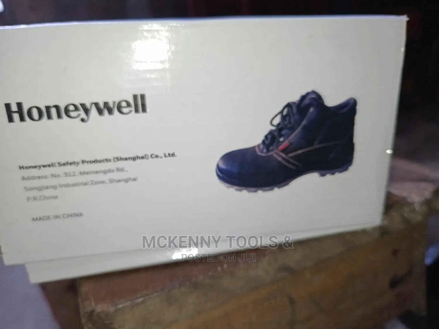 Black Honeywell Safety Shoes High Ankle Steel Toe Hw15 -