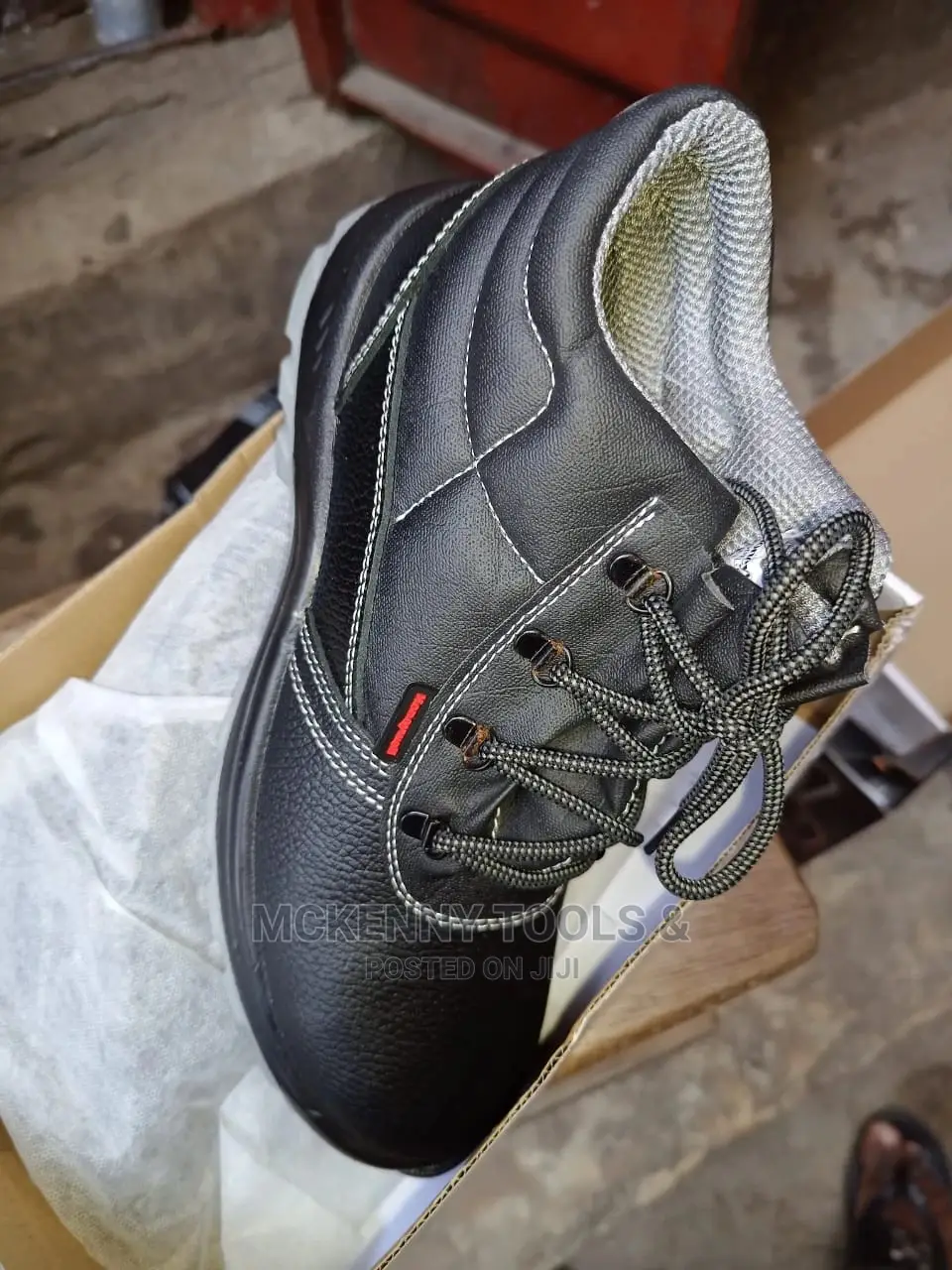 Black Honeywell Safety Shoes High Ankle Steel Toe Hw15 -