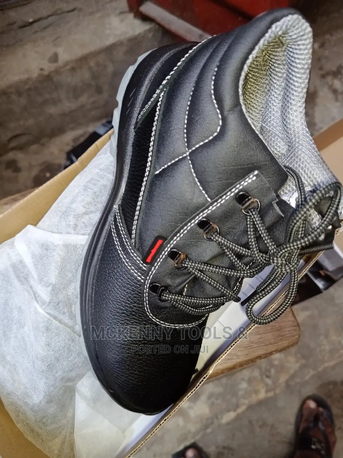 Black Honeywell Safety Shoes High Ankle Steel Toe Hw15 -