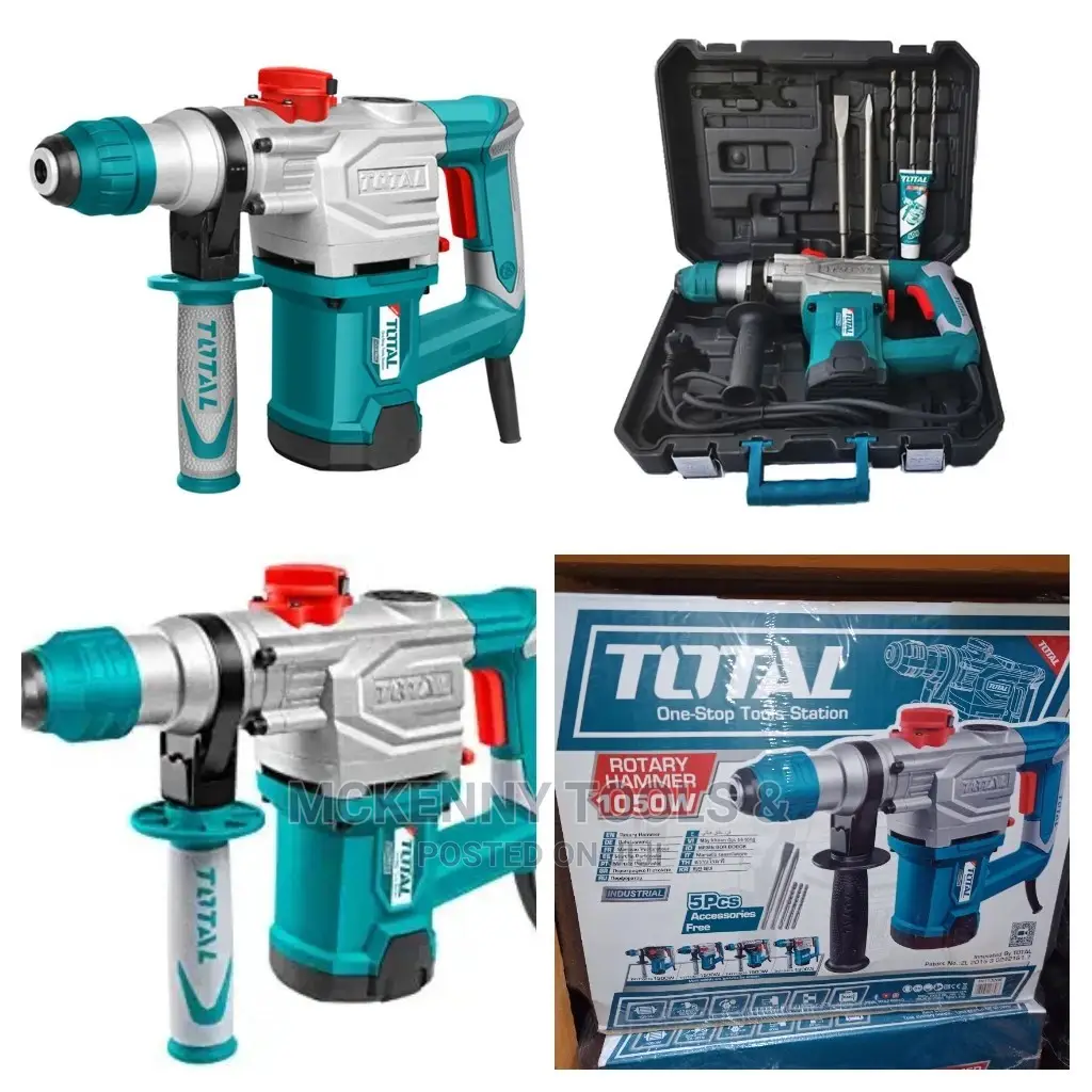 TOTAL 1050w Rotary Hammer Drill
