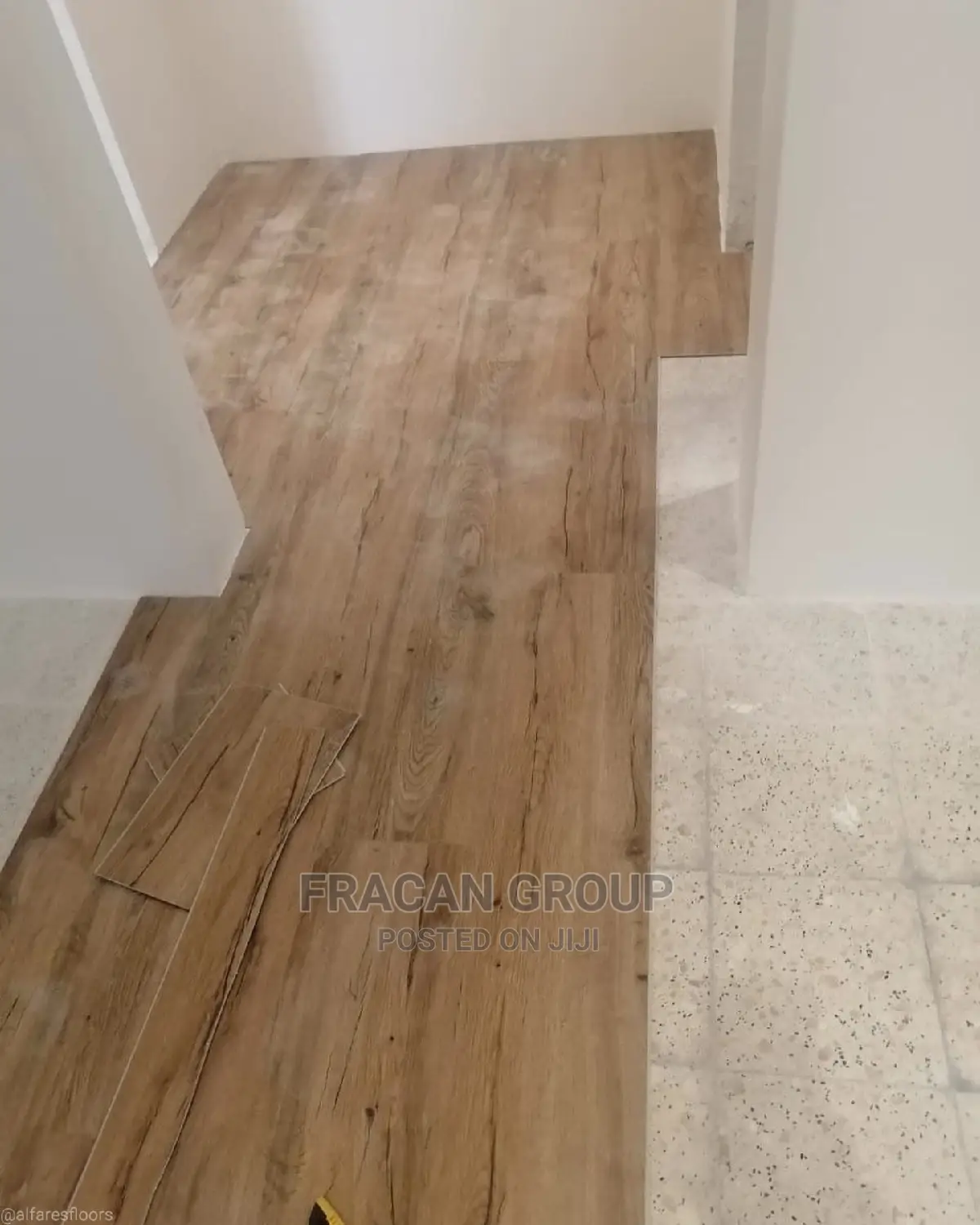 Wood Laminate Flooring in Abuja. Free Underlay