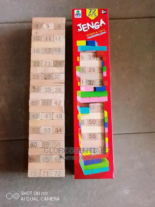 Jenga Game (Big) 72 Pieces