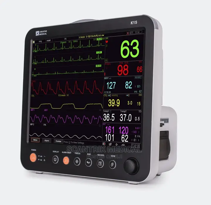 High Resolution Display Medical Patient Monitor
