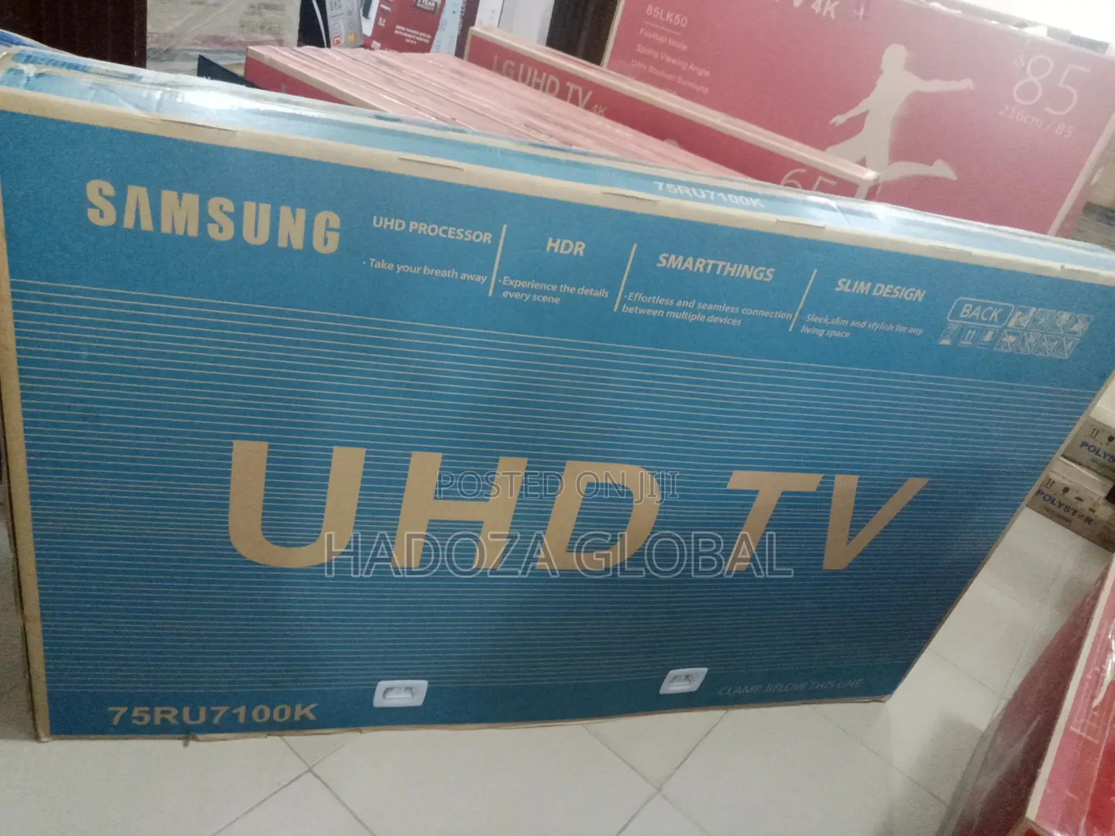 Samsung Tv 75 Smart With Free Wall Hanger