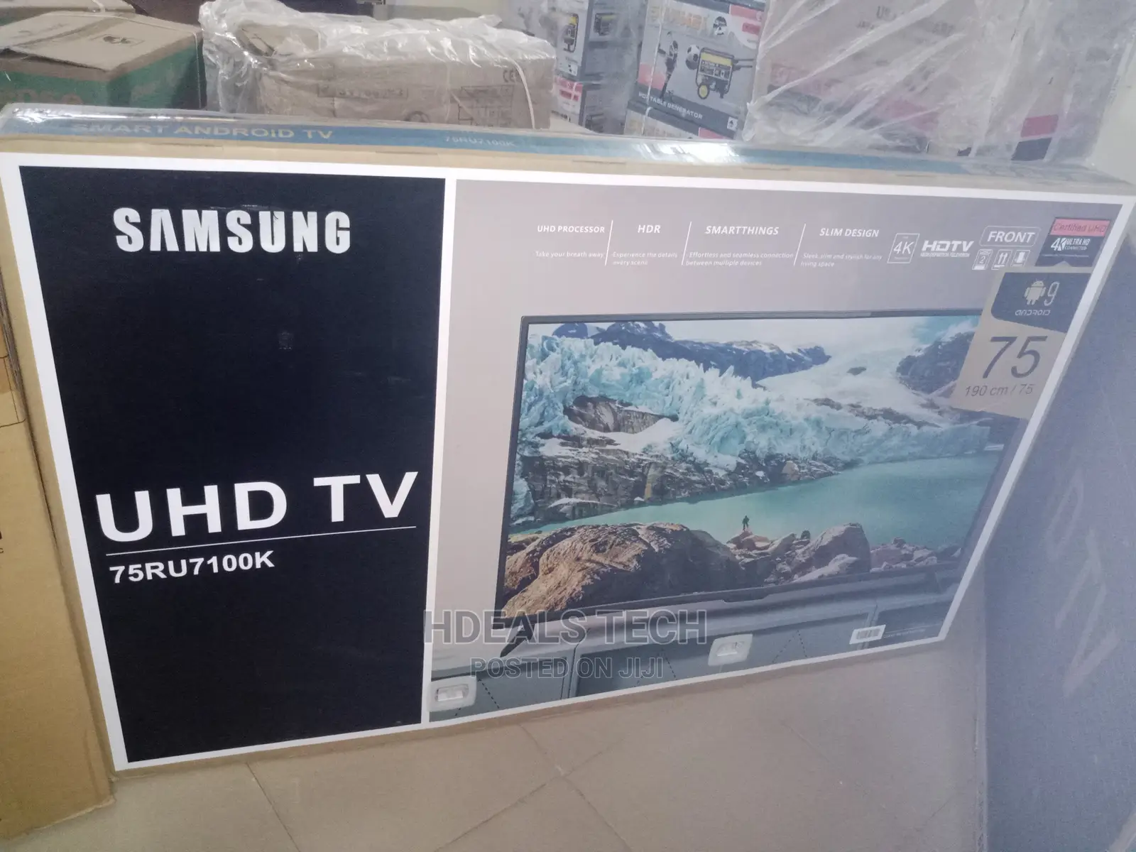 SAMSUNG Smart Tv 75 Inches With Netflix, Web Browser