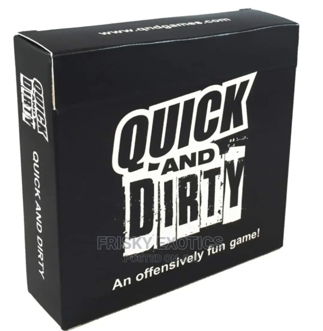 The Quick and Dirty Card Games