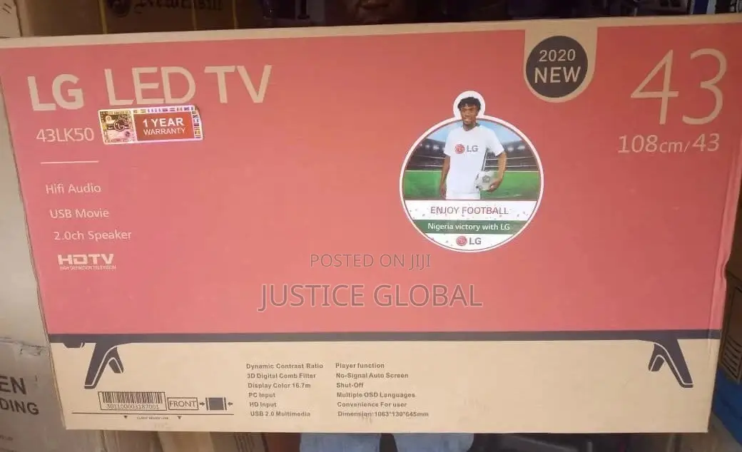 Brand New Lg 43"Inch Smart Internet Und Tv) Fullnd Ready