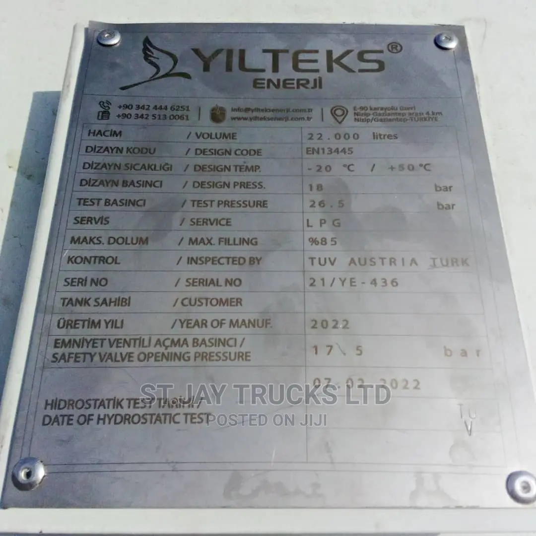 10tons LPG Storage Tank