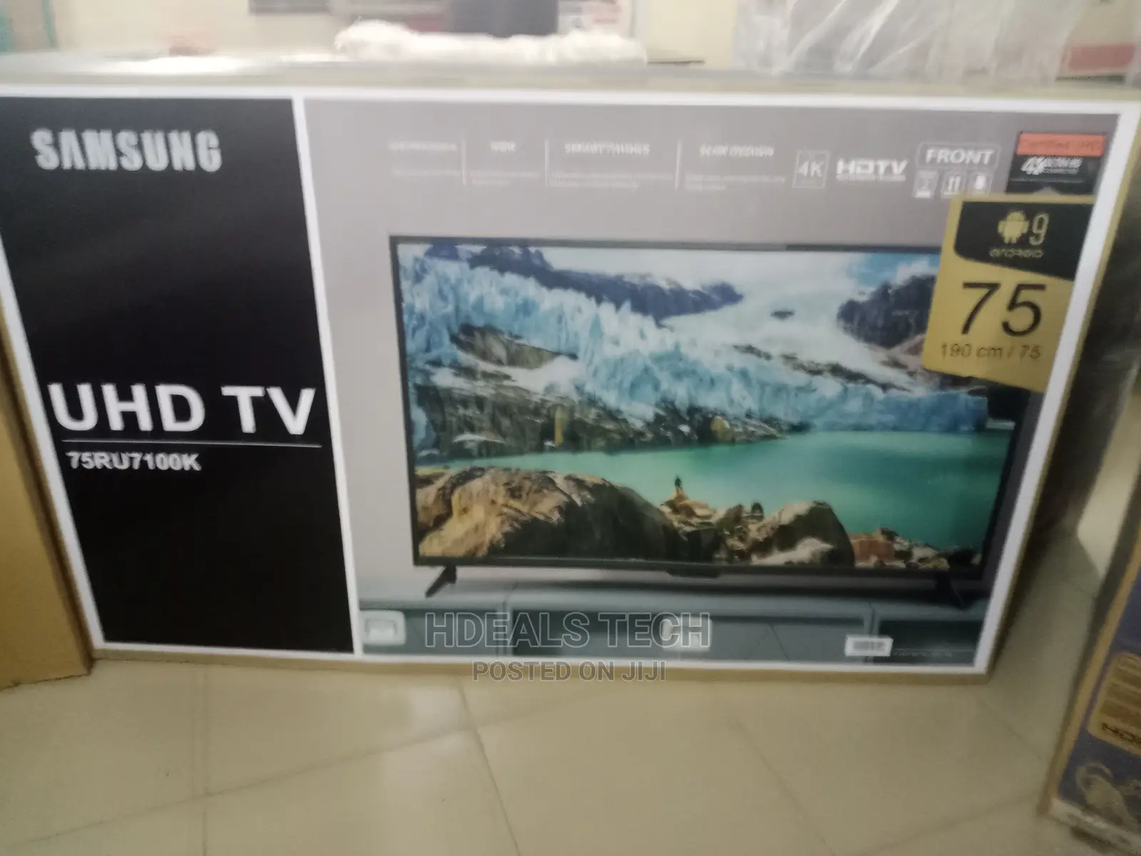 75 Inches SAMSUNG Smart Tv With Uhd 4k
