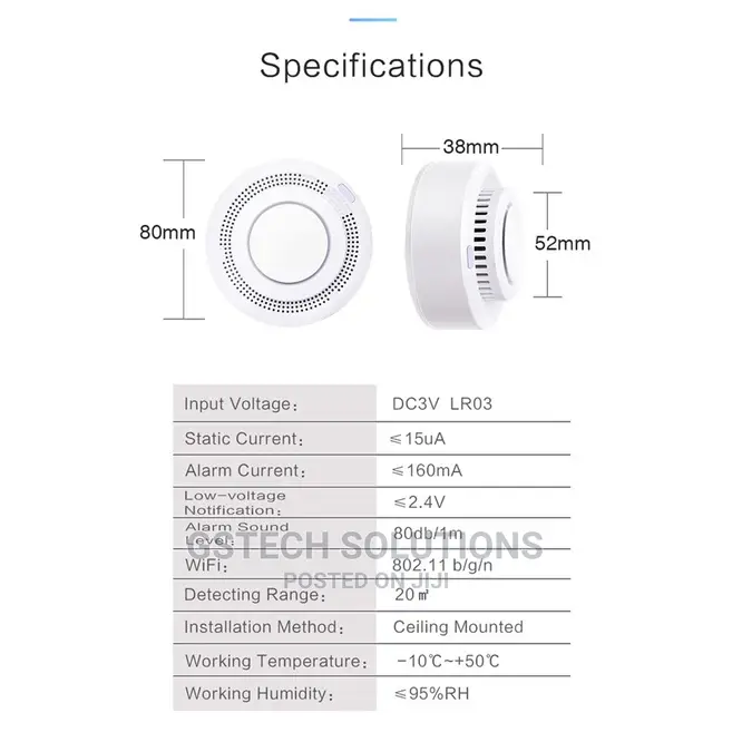 Wifi Smoke Detector Standalone