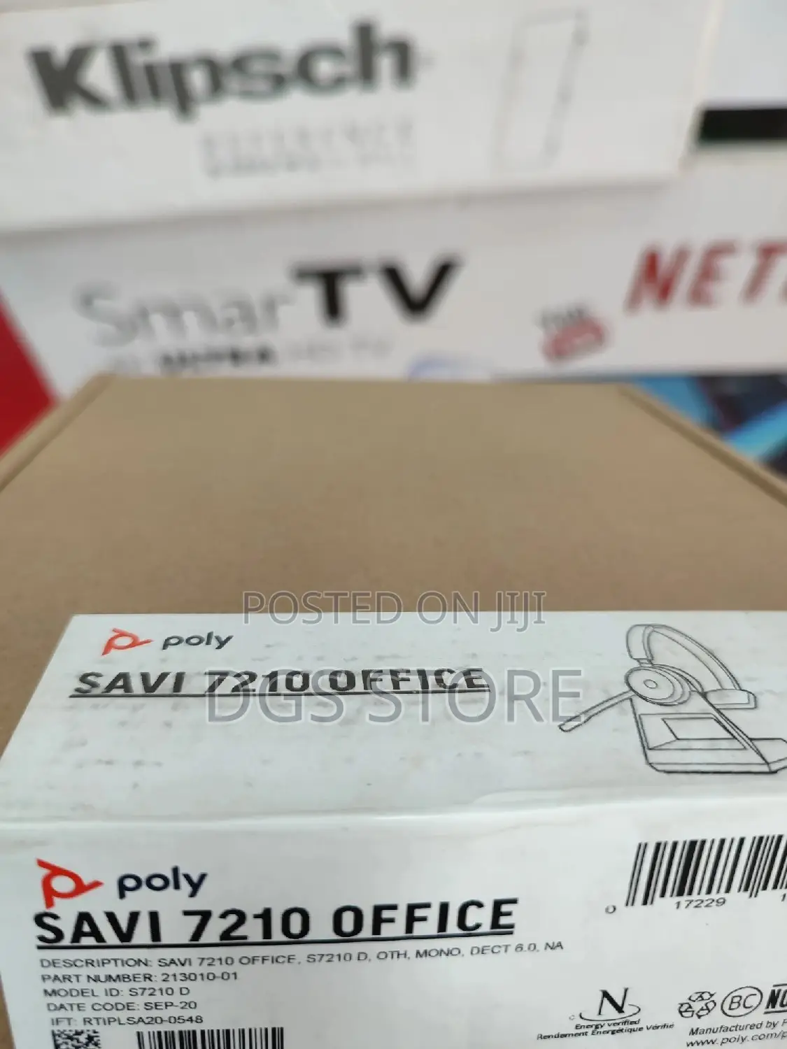 Plantronic Poly Savi 7210 Wireless Office Series Headphone