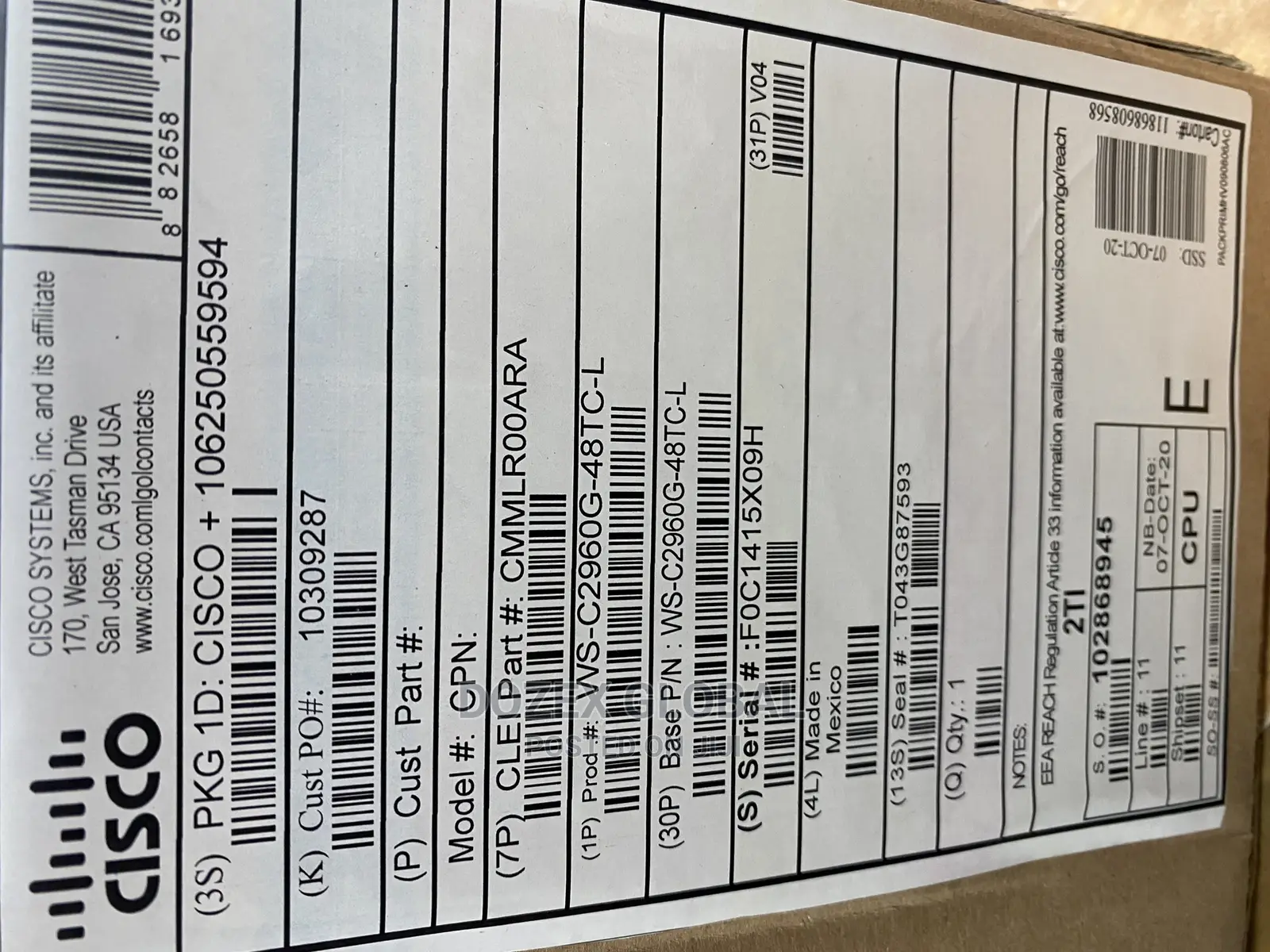 Cisco 2960G 48 TC-L