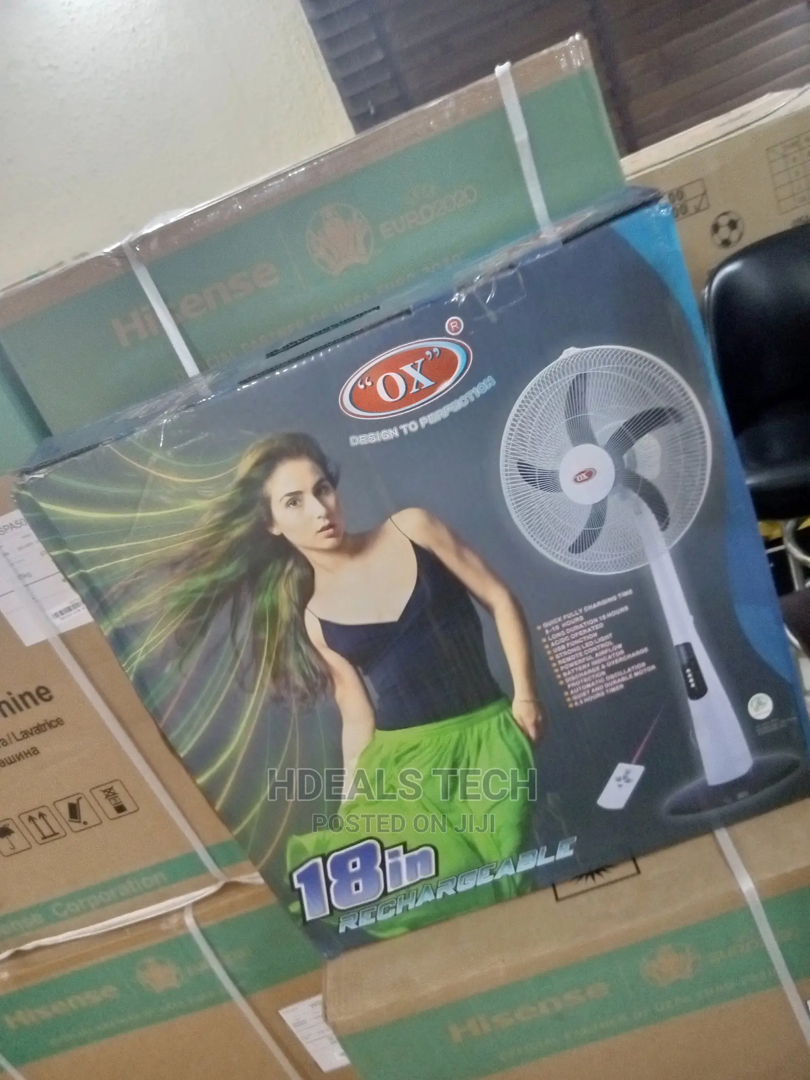 Ox Rechargeable Standing Fan