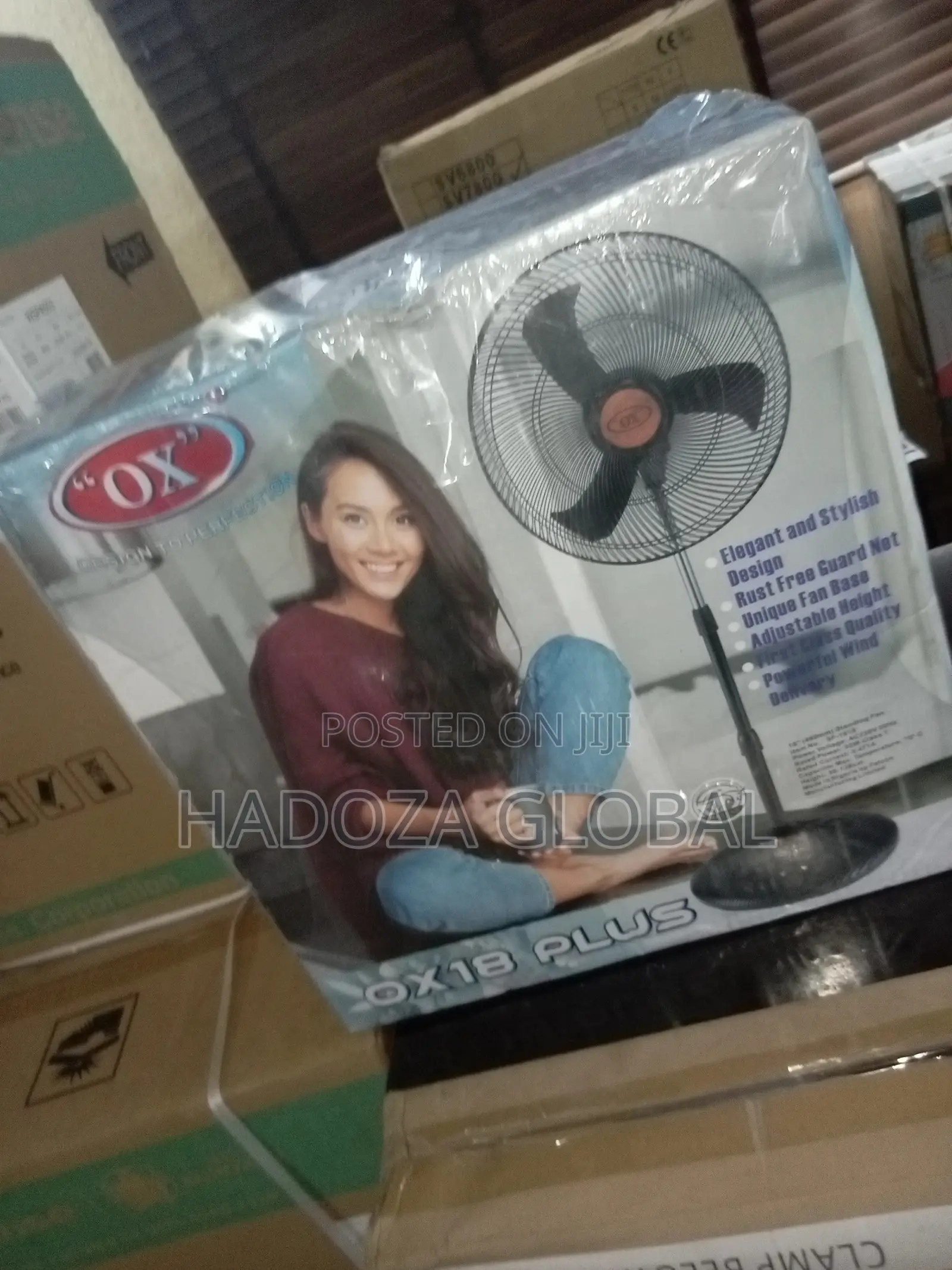 OX 18'' Inch Non Rechargeable Standing Fan